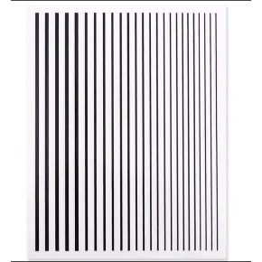 Adhesive Lines Sticker Black