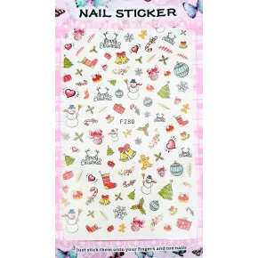 Self adhesive Christmas Stickers - F280
