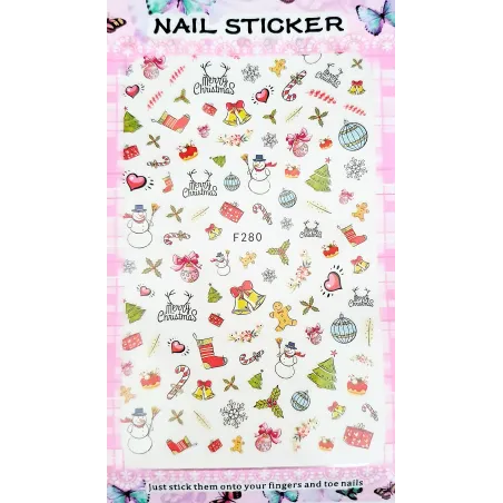 Self adhesive Christmas Stickers - F280
