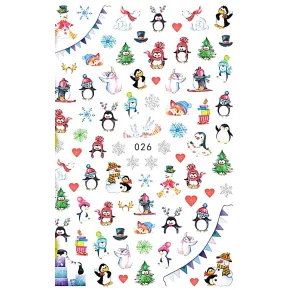 Self adhesive Christmas Stickers - 026
