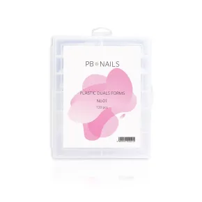 PB Nails Dual Forms 120pcs - Salon Almond