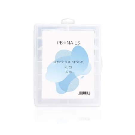PB Nails Dual Forms 120szt. - Migdał Współczesny