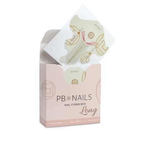 PB Nails Formy w pudełku Expert - Długie - 100 szt