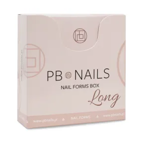PB Nails Formy w pudełku Expert - Długie - 100 szt