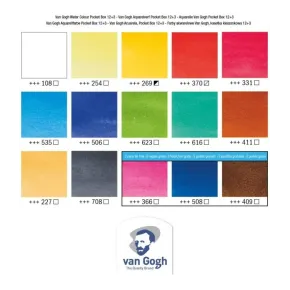 Watercolours "White Nights" 12pcs