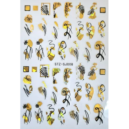 Samoprzylepne ZŁOTE NAKLEJKI 08