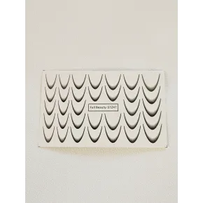 Ombre French Naklejki - CZARNY
