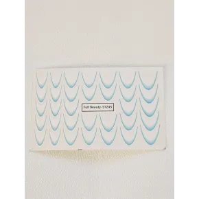 Ombre French Stickers  - BLUE