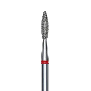 STALEKS PRO DIAMOND "PŁOMIEŃ" Frez do skórek - CZERWONY 2.1mm