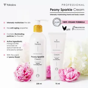 Peony Sparkle Hand & Body Cream | AH Beauty UK – Rozświetlenie & Nawilżenie