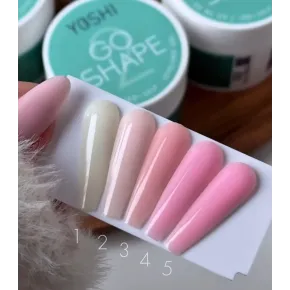 Yoshi GO SHAPE No 2 Neutral Pink - Builder Gel | AH Beauty UK