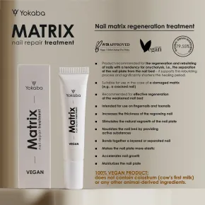 Yokaba Matrix Nail Repair - weganska odzywka do paznokci - AH Beauty