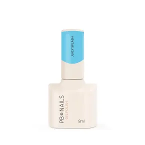 PB Nails 561 Juicy Splash - Translucent Neon Blue Gel