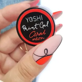 UV LED Gel Paint 5 ml - Coral Neon