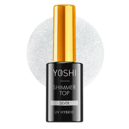 Yoshi TOP SHIMMER SILVER 10ml