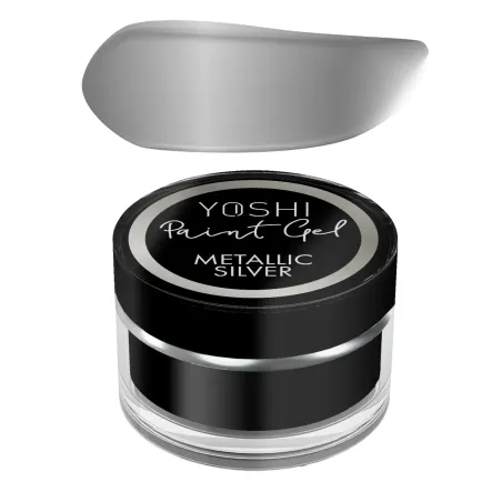 Yoshi METALLIC PAINT - SILVER UV/LED Gel 5ml