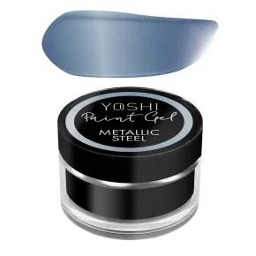 Yoshi METALLIC PAINT - STEEL UV/LED Gel 5ml
