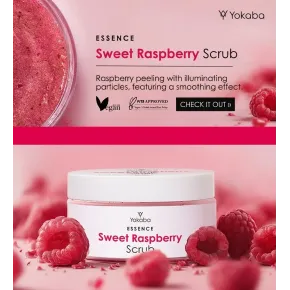 Yokaba Sweet Raspberry Scrub Peeling Malinowy | AH Beauty
